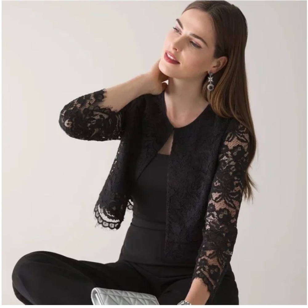 NWT WHBM Lace Bolero Jacket